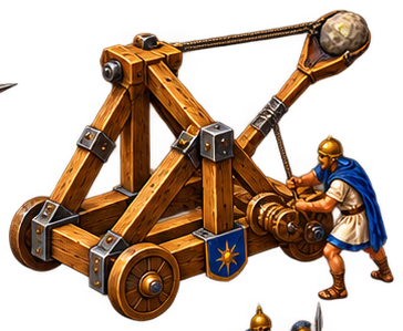 Ein Trebuchet für Belagerungen Ein Trebuchet für Belagerungen — Antik Çağ