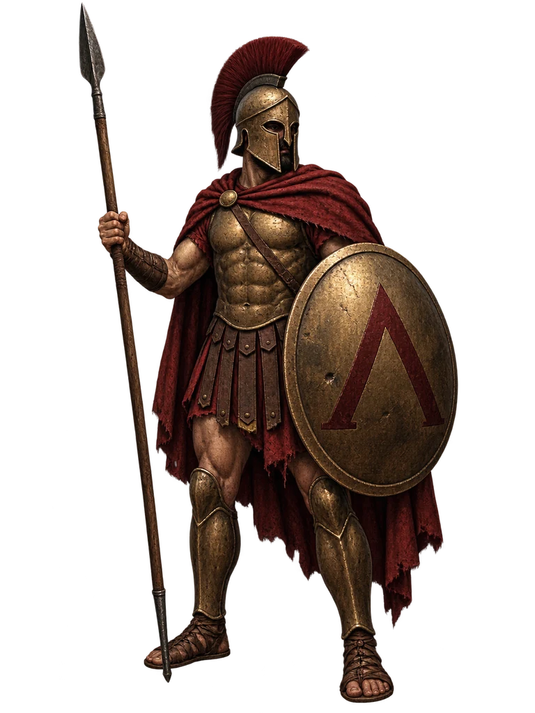 Spartan heavy infantry, Spartiates — Antik Çağ
